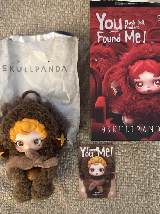 POP MART Accessories - 🌰 POP MART Skullpanda You Found Me! – Sneaky Chestnut 🐻✨